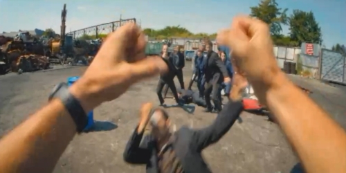 フランス版シティーハンターのFPSっぽいシーン