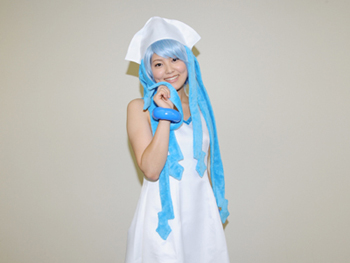 金元寿子イカ娘コスプレ