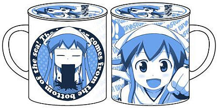 イカ娘フタ付きマグカップ