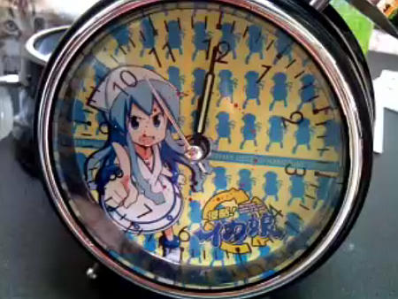 イカ娘目覚まし時計