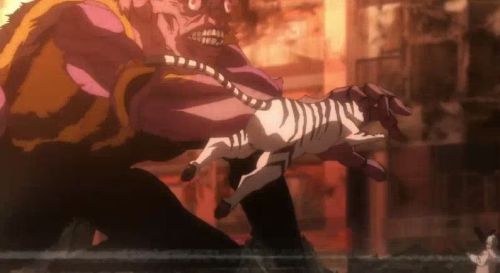 怪獣8号第1話「怪獣になった男」虎