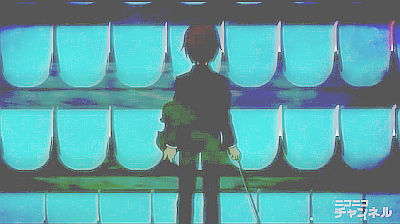 上条らしき後ろ姿