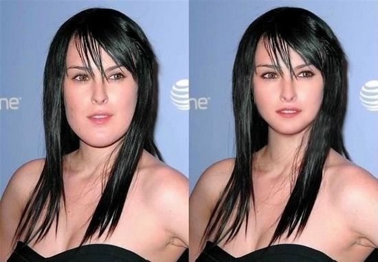 某ハリウッド女優比較画像